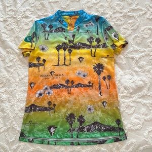 Oahu Golf Indian Wells Golf Resort Polo Shirt Women's Size S